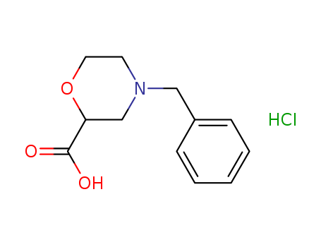 Best price/ 4-Benzyl-2-morpholinecarboxylic acid hydrochloride, 90%  CAS NO.135072-15-0