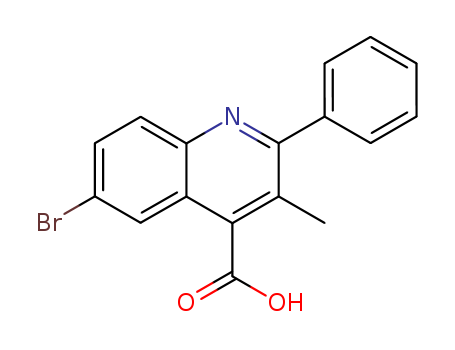 6-BROMO-3-METHYL-2-PHENYLQUINOLINE-4-CARBOXYLIC ACID