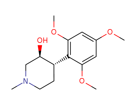 3-PIPERIDINOL, 1-METHYL-4-(2,4,6-TRIMETHOXYPHENYL)-, CIS-(+)-