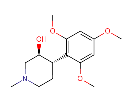 3-PIPERIDINOL, 1-METHYL-4-(2,4,6-TRIMETHOXYPHENYL)-, CIS-(+)-