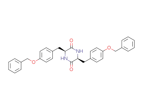 (3S,6S)-3,6-bis(p-(benzyloxy)benzyl)piperazine-2,5-dione