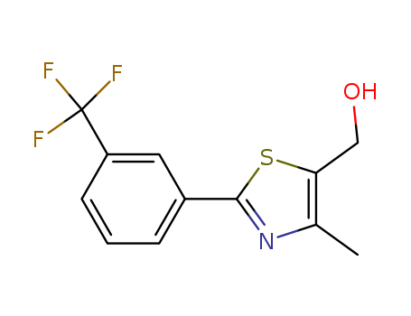 (4-METHYL-2-[3-(TRIFLUOROMETHYL)PHENYL]-1,3-THIAZOL-5-YL)METHANOL