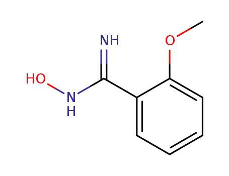 Molecular Structure of 771-28-8 (N'-HYDROXY-2-METHOXYBENZENECARBOXIMIDAMIDE)