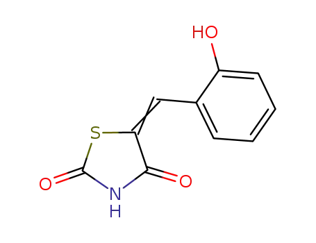Molecular Structure of 6325-94-6 (5-(2-HYDROXY-BENZYLIDENE)-THIAZOLIDINE-2,4-DIONE)