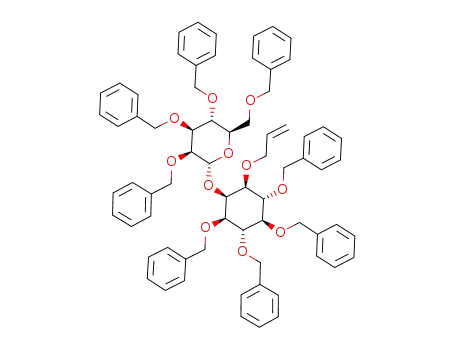 1-O-allyl-3,4,5,6-tetra-O-benzyl-2-O-(2',3',4',6'-tetra-O-benzyl-α-D-mannopyranosyl)-D-myo-inositol