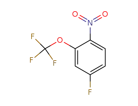 Molecular Structure of 123572-65-6 (4-Fluoro-1-nitro-2-(trifluoromethoxy)benzene)