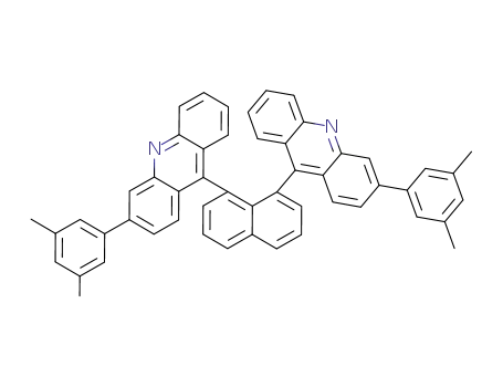 Molecular Structure of 783333-49-3 (anti-1,8-bis(3,3'-(3,5-dimethylphenyl)-9,9'-diacridyl)naphthalene)