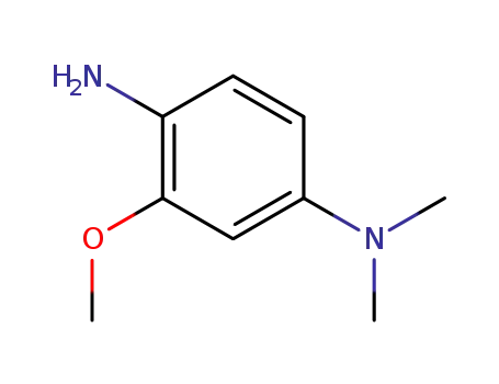 Molecular Structure of 7474-82-0 (3-methoxy-N1,N1-dimethylbenzene-1,4-diamine)