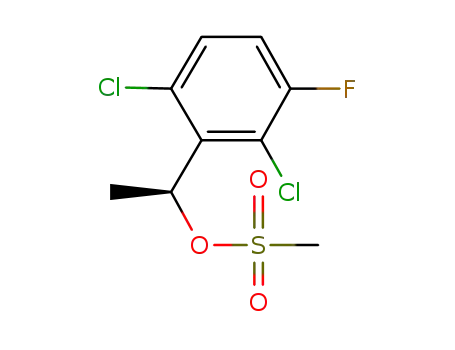 (1S)-1-(2,6-dichloro-3-fluorophenyl)ethyl methanesulfonate
