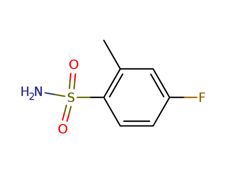 Benzenesulfonamide,4-fluoro-2-methyl- cas  489-17-8
