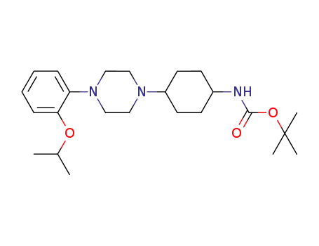 Carbamic acid,
[4-[4-[2-(1-methylethoxy)phenyl]-1-piperazinyl]cyclohexyl]-,
1,1-dimethylethyl ester