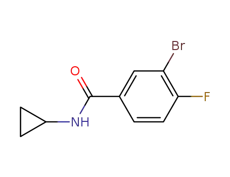 벤즈아미드, 3-브로모-N-사이클로프로필-4-플루오로-(9CI)