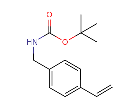 Molecular Structure of 150814-00-9 (p-vinyl-N-t-butoxycarbonylbenzylamine)