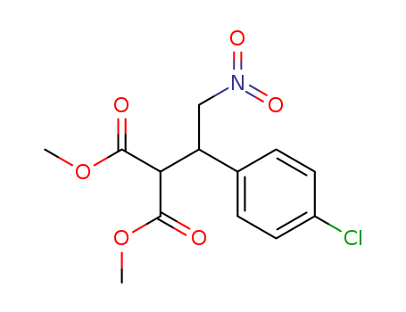METHYL 3-(4-CHLOROPHENYL)-2-METHOXYCARBONYL-4-NITROBUTANOATE