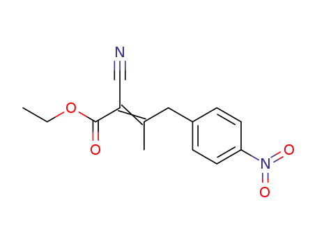 2-Cyano-3-Methyl-4-(4-nitro-phenyl) -but-2-enoic acid ethyl ester