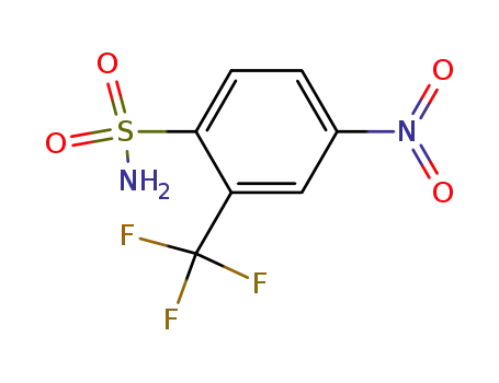 Molecular Structure of 393-04-4 (Benzenesulfonamide, 4-nitro-2-(trifluoromethyl)-)