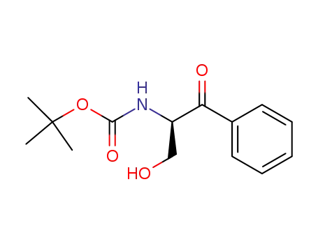 Carbamic acid, [(1R)-1-(hydroxymethyl)-2-oxo-2-phenylethyl]-,
1,1-dimethylethyl ester