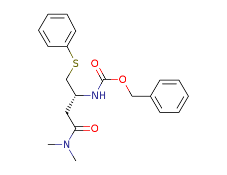 Benzyl [(R)-4-(dimethylamino)-4-oxo-1-(phenylthio)butan-2-yl]carbamate