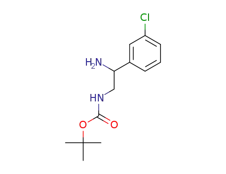 N-[2-아미노-2-(3-클로로페닐)에틸]-카르밤산 1,1-디메틸에틸에스테르