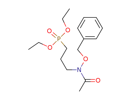 Phosphonic acid, [3-[acetyl(phenylmethoxy)amino]propyl]-, diethyl ester