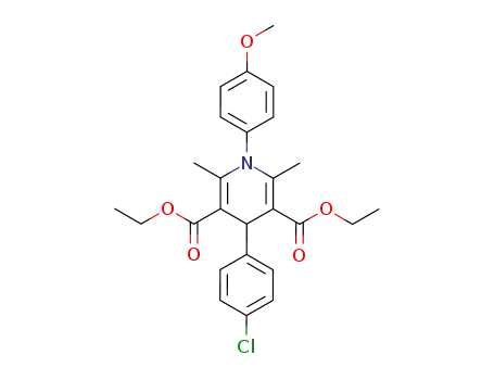diethyl 4-(4-chlorophenyl)-1-(4-methoxyphenyl)-2,6-dimethyl-1,4-dihydro-3,5-pyridinedicarboxylate