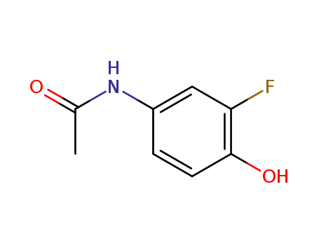Molecular Structure of 2045-39-8 (Acetamide,  N-(3-fluoro-4-hydroxyphenyl)-)