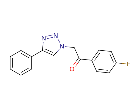 1-(4-fluorophenyl)-2-(4-phenyl-1H-1,2,3-triazol-1-yl)ethan-1-one