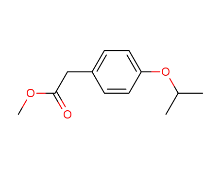 Molecular Structure of 29056-05-1 (4-(1-METHYLETHOXY)-BENZENEACETIC ACID METHYL ESTER)