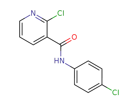 Molecular Structure of 56149-31-6 (2-CHLORO-N-(4-CHLOROPHENYL)NICOTINAMIDE)