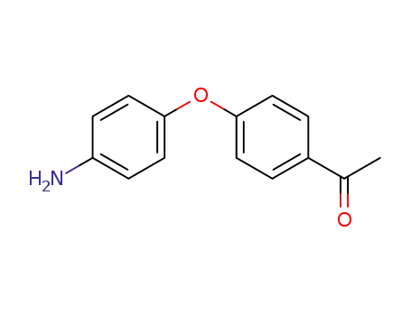 Molecular Structure of 1215-98-1 (1-[4-(4-AMINO-PHENOXY)-PHENYL]-ETHANONE)