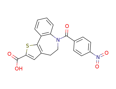 6-(4-nitrobenzoyl)-5,6-dihydro-4H-benzo[b]thieno[2,3-d]azepine-2-carboxylic acid