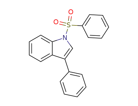 Molecular Structure of 153827-73-7 (3-PHENYL-1-(PHENYLSULFONYL)INDOLE)