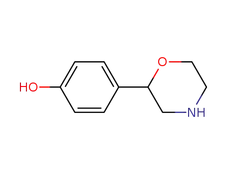 Molecular Structure of 103028-91-7 (Phenol, 4-(2-morpholinyl)-)