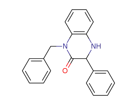 Molecular Structure of 1255772-74-7 (1-benzyl-3-phenyl-3,4-dihydroquinoxalin-2(1H)-one)