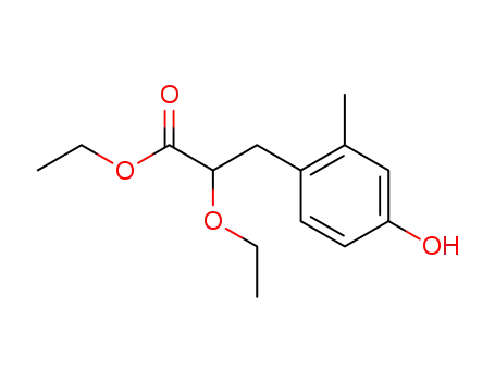 (rac)-2-ethoxy-3-(4-hydroxy-2-methyl-phenyl)-propionic acid ethyl ester