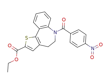 ethyl 6-(4-nitrobenzoyl)-5,6-dihydro-4H-benzo[b]thieno[2,3-d]azepine-2-carboxylate