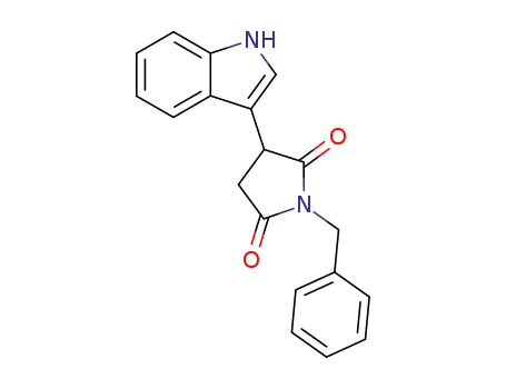 1-benzyl-3-(1H-indole-3-yl)pyrrolidine-2,5-dione