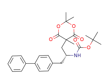 [(R)-1-(biphenyl-4-yl)-methyl-2-(2,2,5-trimethyl-4,6-dioxo-[1,3]dioxan-5-yl)-ethyl]-carbamic acid t-butyl ester