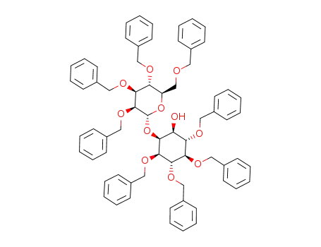 3,4,5,6-tetra-O-benzyl-2-O-(2',3',4',6'-tetra-O-benzyl-α-D-mannopyranosyl)-D-myo-inositol