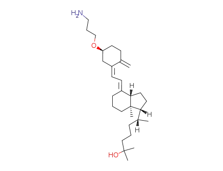 Molecular Structure of 163018-26-6 (25-Hydroxy Vitamin D3 3,3’-Aminopropyl Ether)