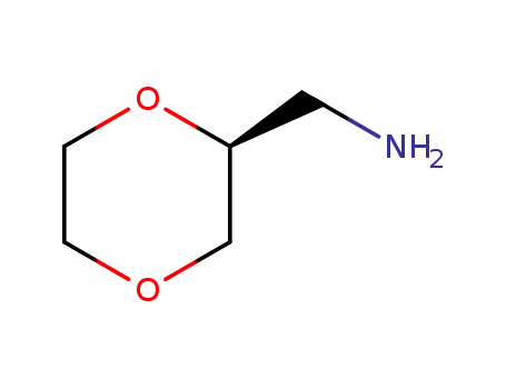 Molecular Structure of 1337470-52-6 ((S)-(1,4-dioxan-2-yl)methanamine)