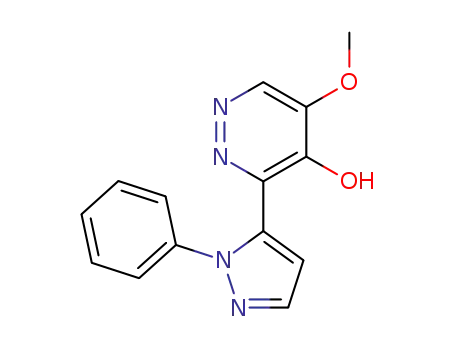 5-methoxy-3-(1-phenyl-1H-pyrazol-5-yl)pyridazin-4-ol