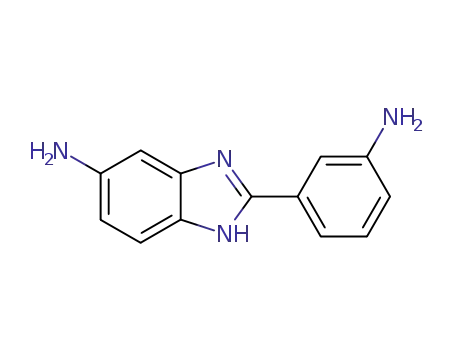 Molecular Structure of 13676-49-8 (2-(3-aminophenyl)-5-aminobenzimidazole)