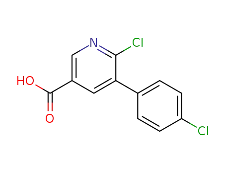6-클로로-5-(4-클로로페닐)니코틴산
