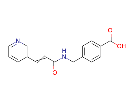 (E)-4-((3-(pyridin-3-yl)acrylamido)methyl)benzoic acid