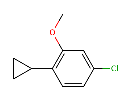 4-chloro-1-cyclopropyl-2-methoxybenzene