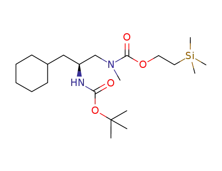 (S)-tert-butyl 1-cyclohexyl-3-(N-methyl-N-(2-(trimethylsilyl)ethoxycarbonyl)amino)propan-2-ylcarbamate