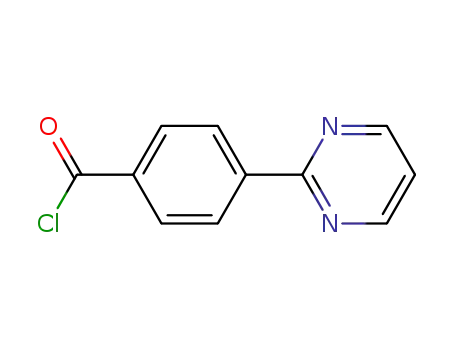 Molecular Structure of 679806-84-9 (4-Pyrimidin-2-ylbenzoyl chloride)