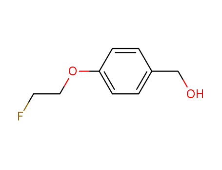 Molecular Structure of 93613-03-7 (Benzenemethanol, 4-(2-fluoroethoxy)-)