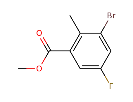 methyl 3-bromo-5-fluoro-2-methylbenzoate